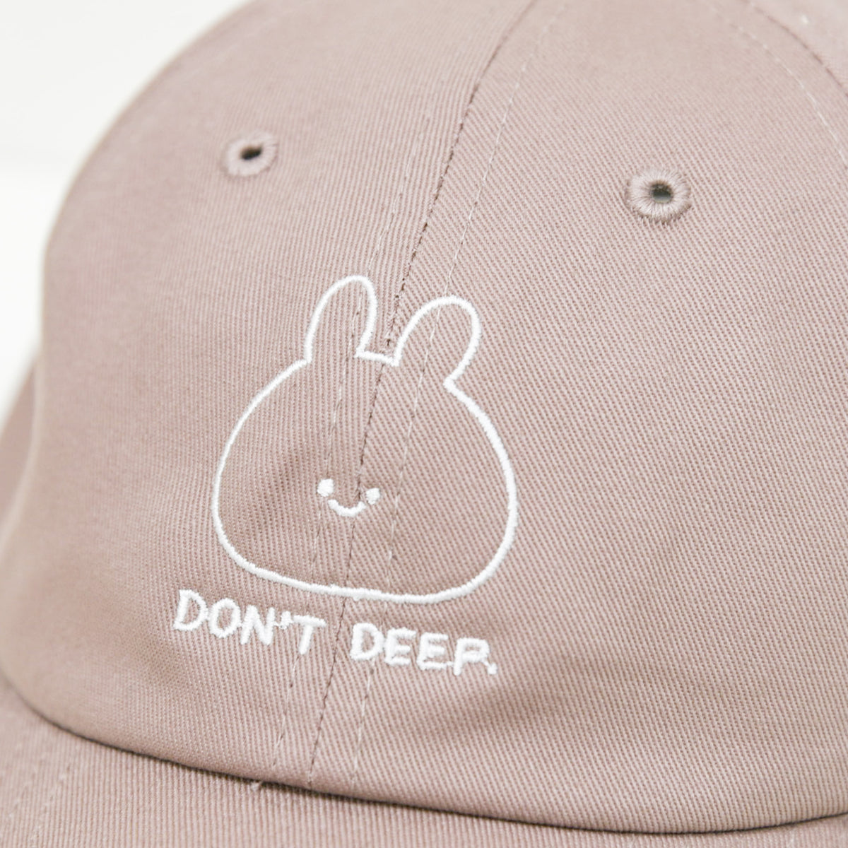 【あさみみちゃん】刺繍キャップ(Don't deep)