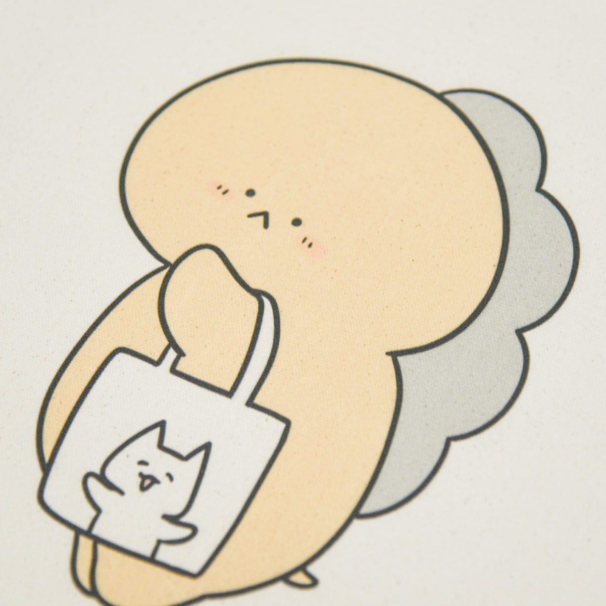 【困りザウルス】トートバッグ(おでかけ)