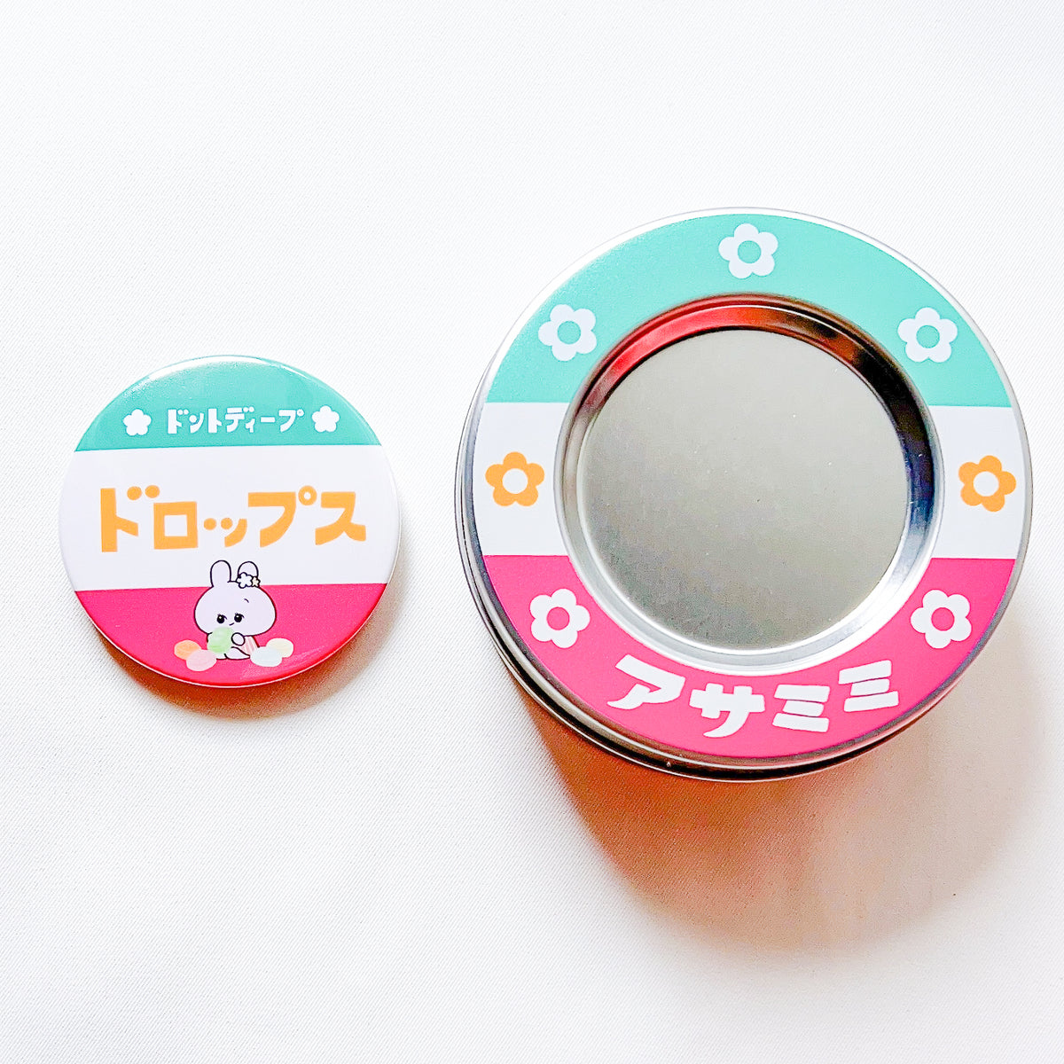【あさみみちゃん】マグネット付き缶ケース(レトロ)【11月中旬発送】