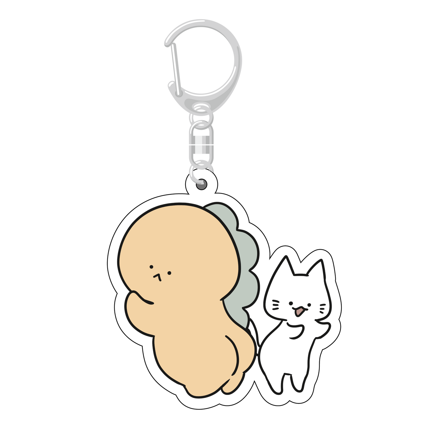 【麻煩蜥蜴】亞克力鑰匙扣(屁股)