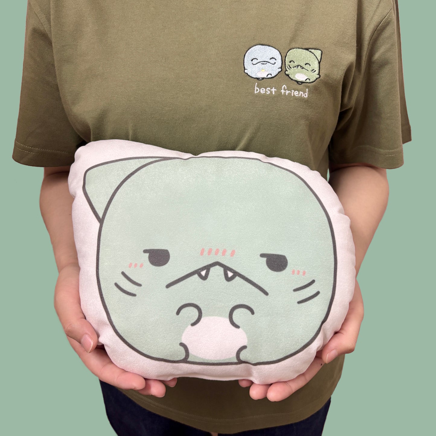【親子イルカ】シャーくんクッション【8月下旬発送】