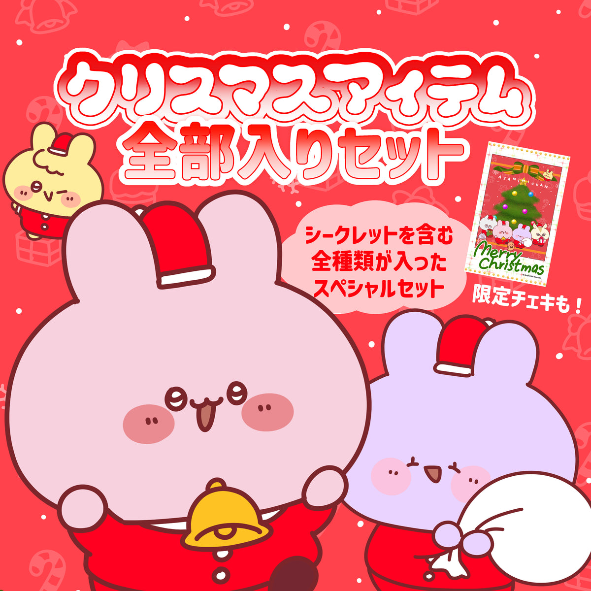 【あさみみちゃん】クリスマスアイテム全部入りっ♡スペシャルセット【11月下旬発送】