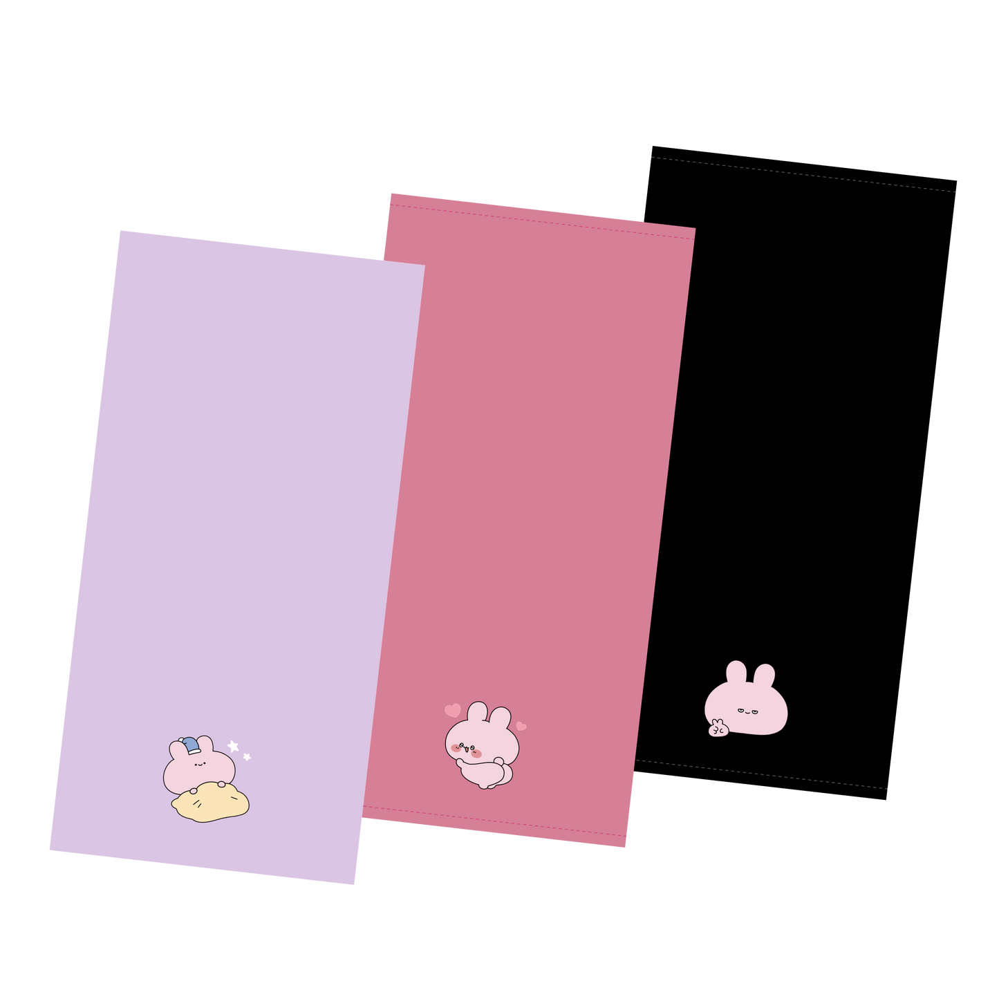 [ASAMIMICHAN] One-point embroidered face towel