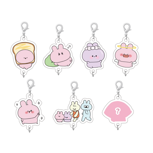 【あさみみちゃん】シークレットあり♪つながるランダムミニアクリルチャームコンプリートセット（全7種）【10月下旬発送】