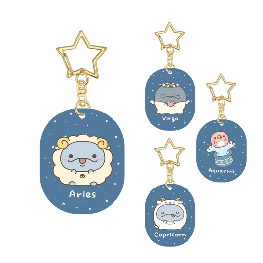 【親子イルカ】12星座アクキー【10月下旬発送】