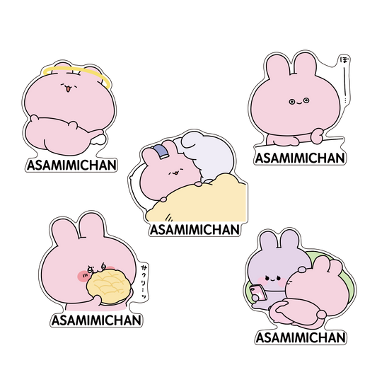 【あさみみちゃん】ランダムビッグステッカーコンプリートセット（全5種）【10月下旬発送】