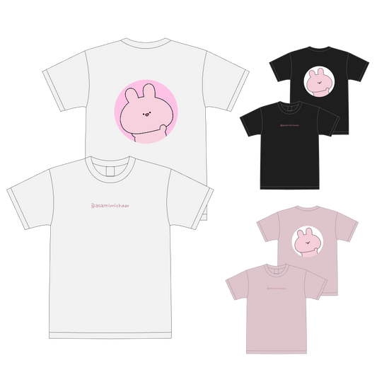 【あさみみちゃん】100万人記念❣プリントTシャツ【12月中旬発送】