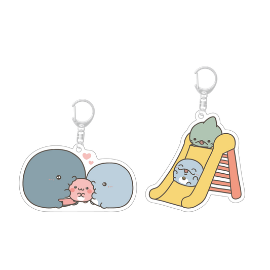 【親子イルカ】選べるアクキー【2月中旬発送】