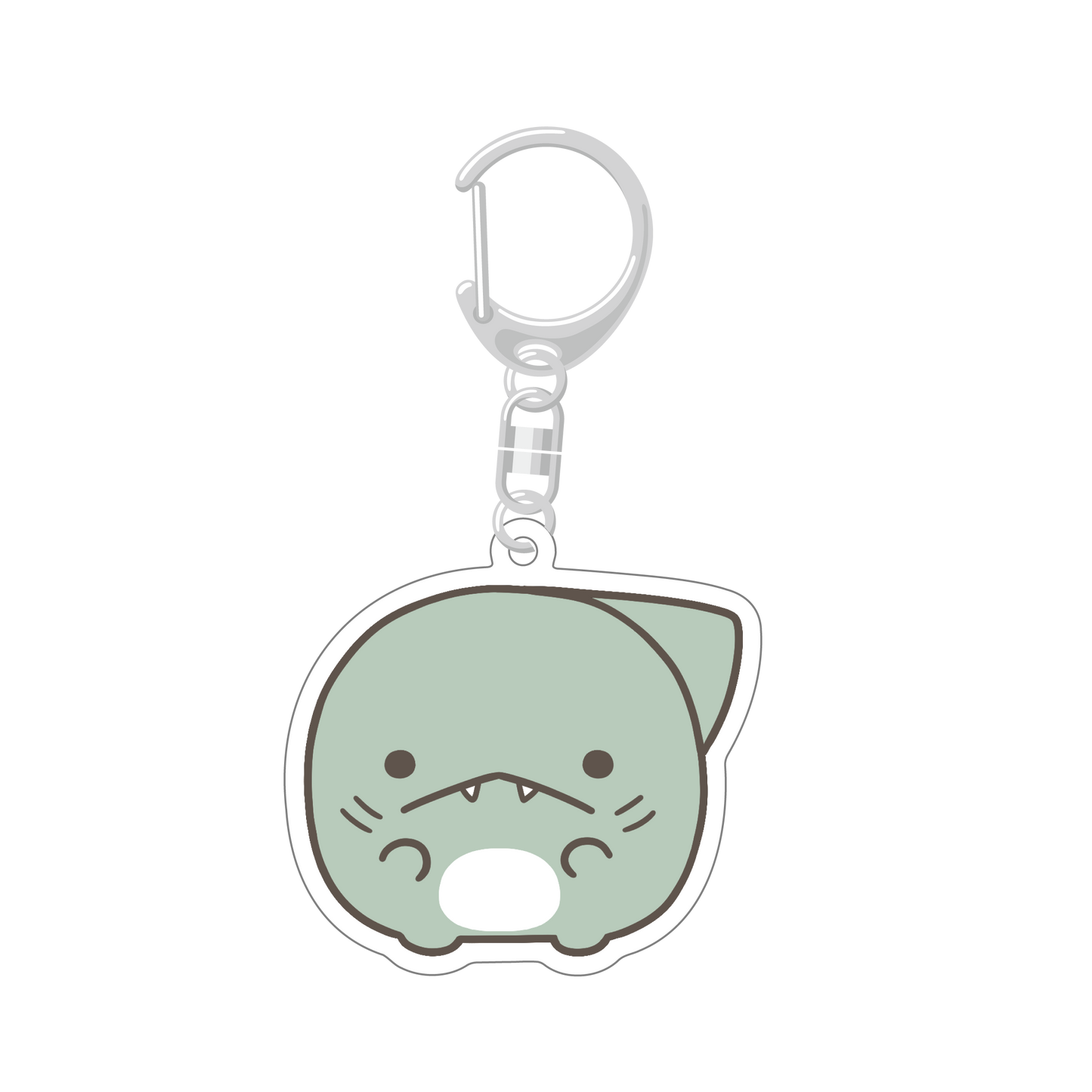 [OYAKOIRUKA] SHARKUN Acrylic Keychain [Shipping in mid-August]