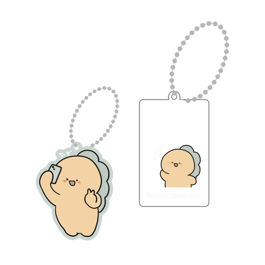 [KOMARIZAURUSU] 說茄子✌️壓克力鑰匙圈[7月中旬出貨]