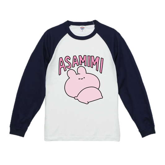 [ASAMIMICHAN] T-shirt raglan à manches longues [Expédition mi-avril]
