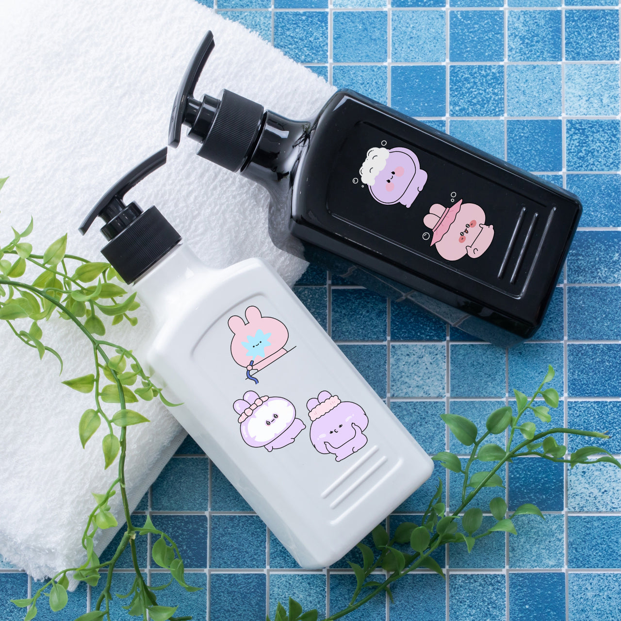 [ASAMIMICHAN] Clear Sticker Set (5 pcs)