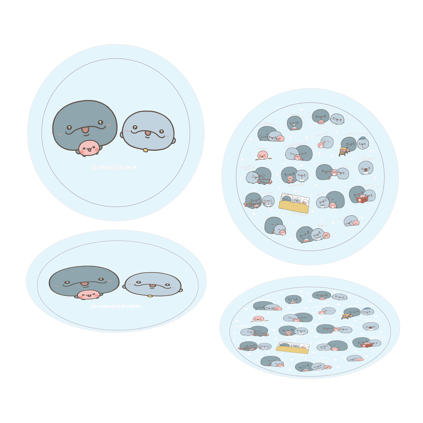 [OYAKOIRUKA] Choose yours! Clear Plate [Shipping in late-August]