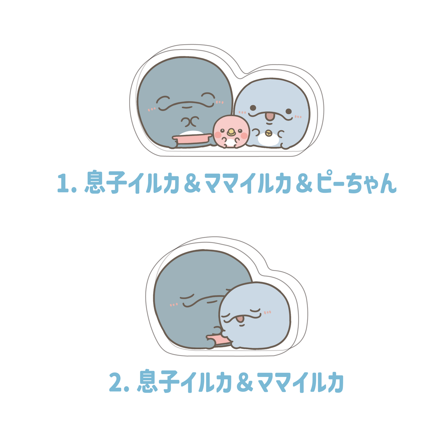 [OYAKOIRUKA] Selectable Acrylic Block (all 6 types) [Shipping in late September]