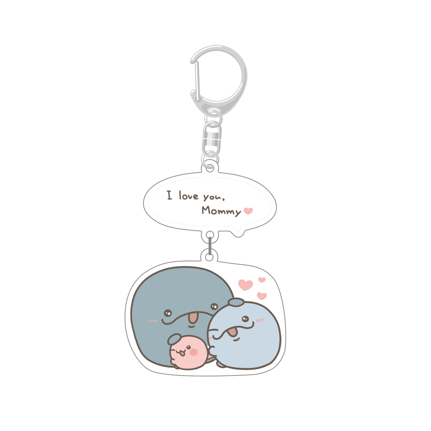 [OYAKOIRUKA] I love you, Mommy♡ Acryl-Anhänger [Versand Ende Juli]