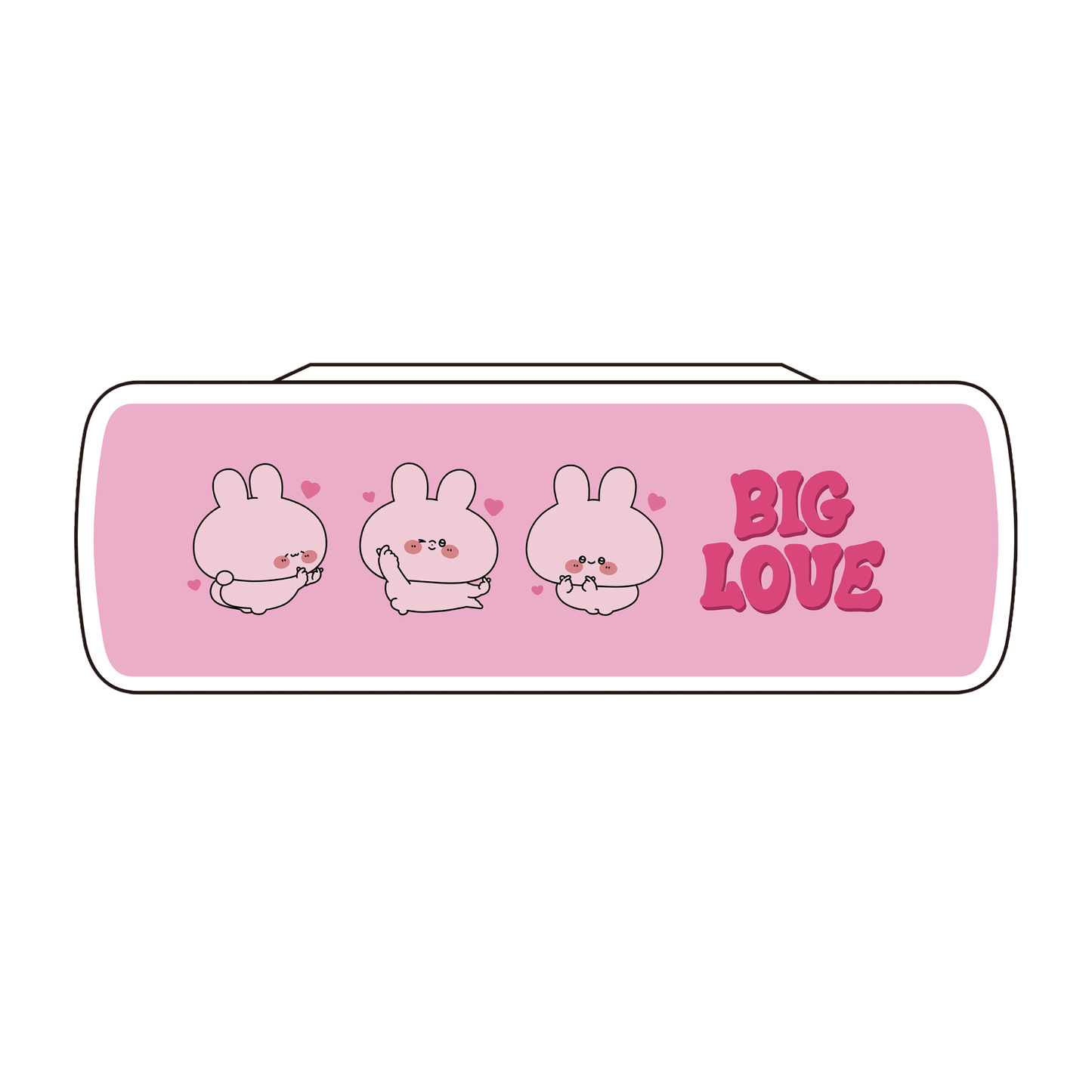 [ASAMIMICHAN] BIG LOVE♡ Trousse en plastique [Expédition fin septembre]