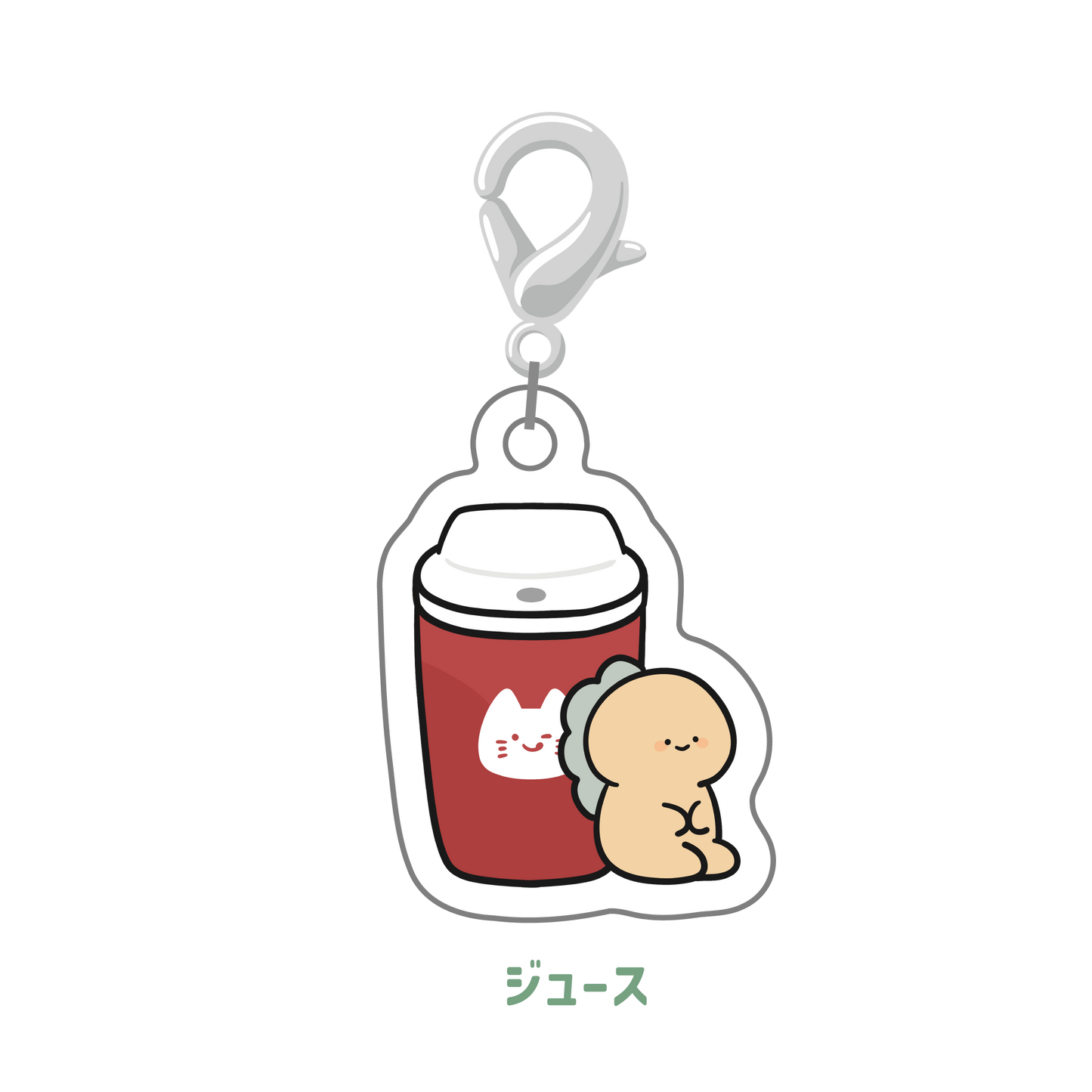 [KOMARIZAURUSU] Pickable♪ Mini Acrylic Charm (All 3 types) [Shipping in mid-October]