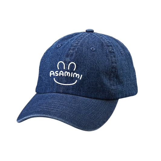 [ASAMIMICHAN] Casquette en denim brodée [Expédition mi-avril]