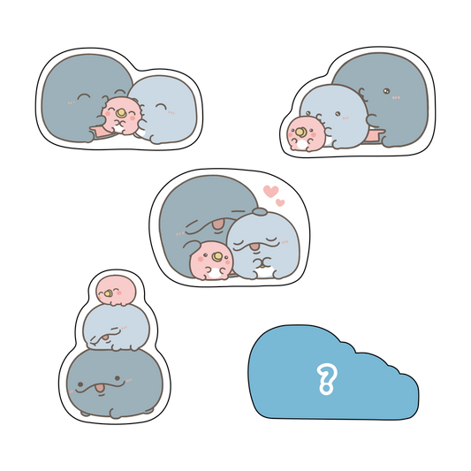 [OYAKOIRUKA] Ensemble complet d'aimants acryliques aléatoires (5 types au total) [Expédition à la mi-octobre]