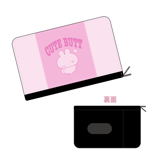 [ASAMIMICHAN] CUTE BUTT Coin & Card Case [Shipping in mid-February]