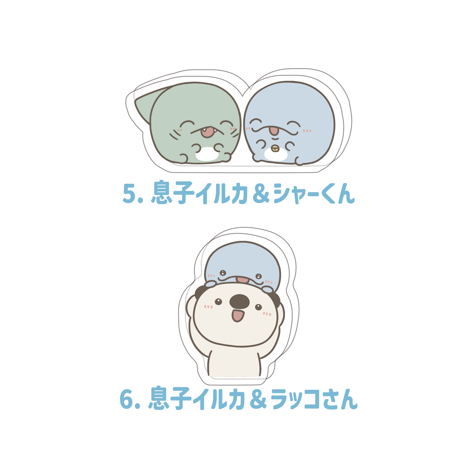 [OYAKOIRUKA] Selectable Acrylic Block (all 6 types) [Shipping in late September]