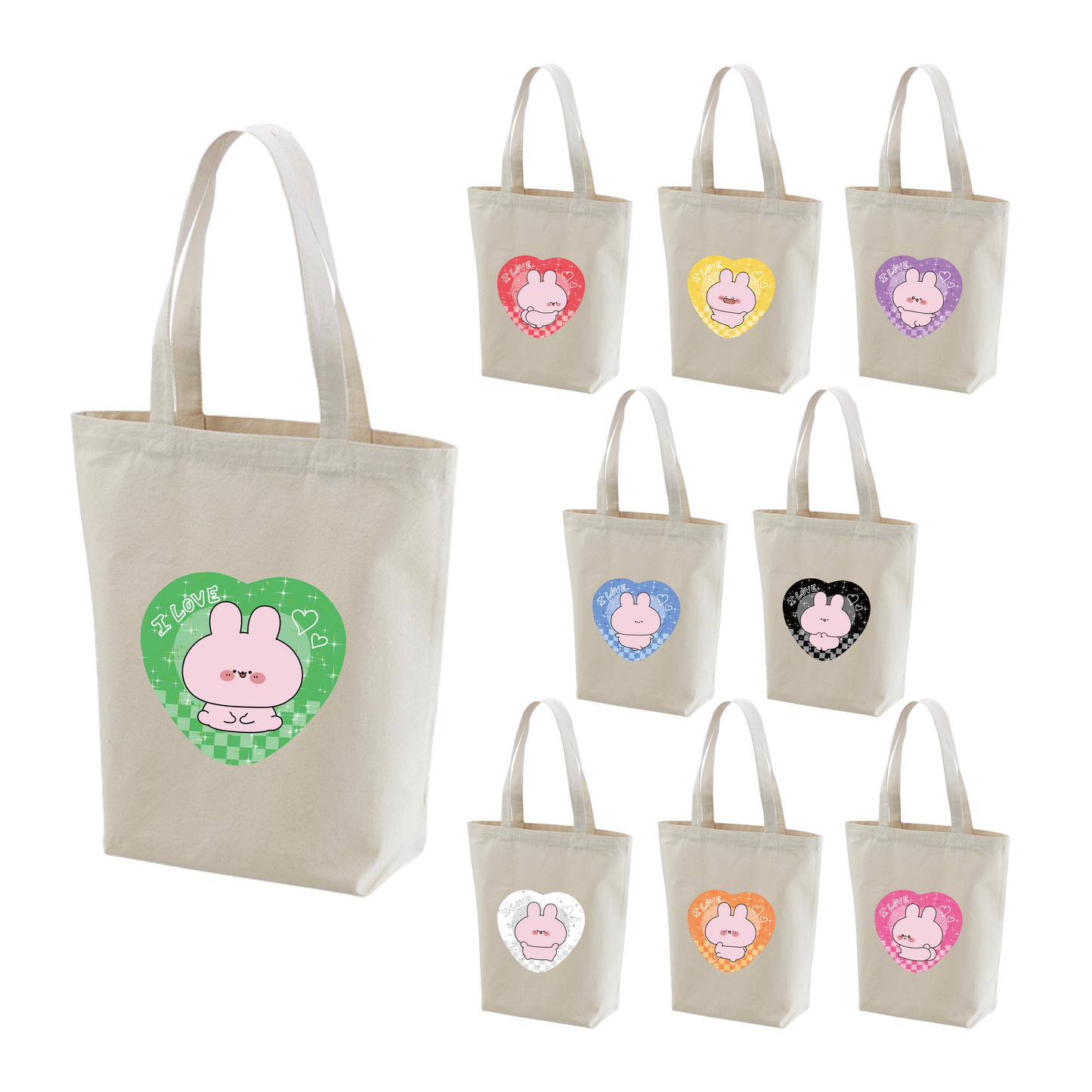 [ASAMIMICHAN]ASAMIMI FAVORITE COLORS♡手提袋[12月中旬出貨]