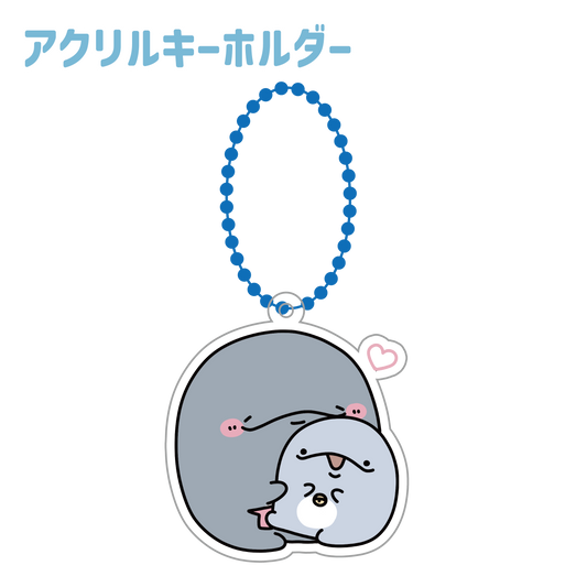 [Parent and child dolphin] Acrylic keychain [shipped in mid-December]