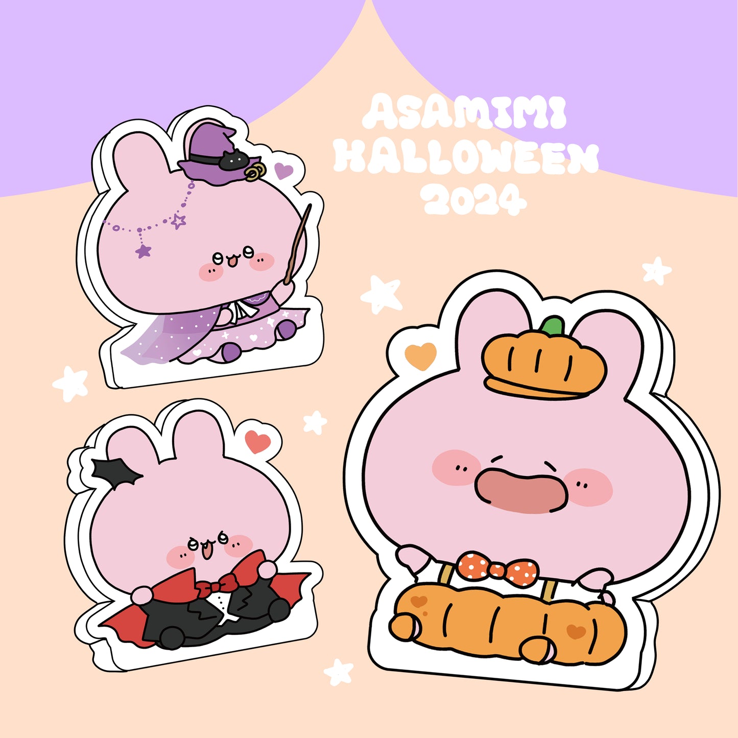 [ASAMIMI-CHAN] Halloween acrylic block [shipped in mid-October]