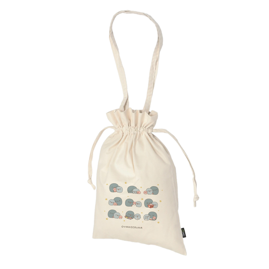 【親子イルカ】巾着バッグ【5月下旬発送】