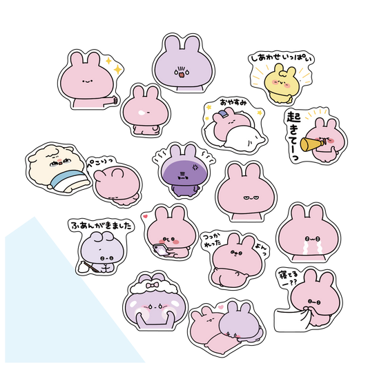 【あさみみちゃん】フレークシール(動く！あさみみちゃん3)【10月中旬発送】