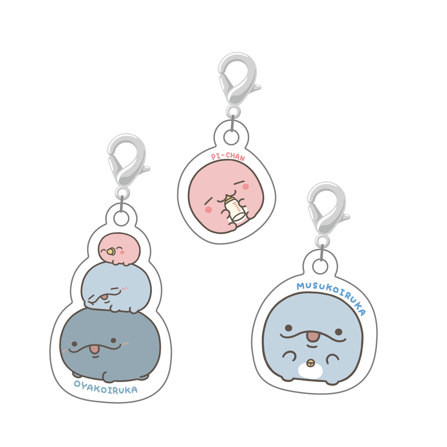 [OYAKOIRUKA] Mini porte-clés acrylique au choix [Expédition à la mi-août]