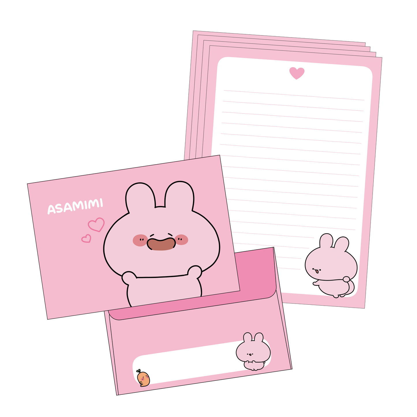 [ASAMIMICHAN] Letter Set