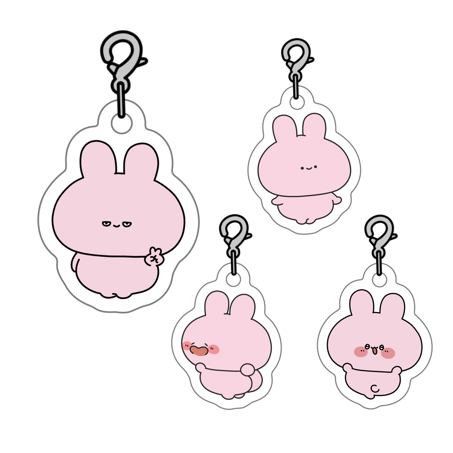 【あさみみちゃん】ランダムミニアクリルチャーム（全4種）【11月中旬発送】