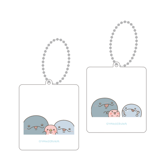【親子イルカ】選べる！チェキ風アクキー（全2種）【6月下旬発送】