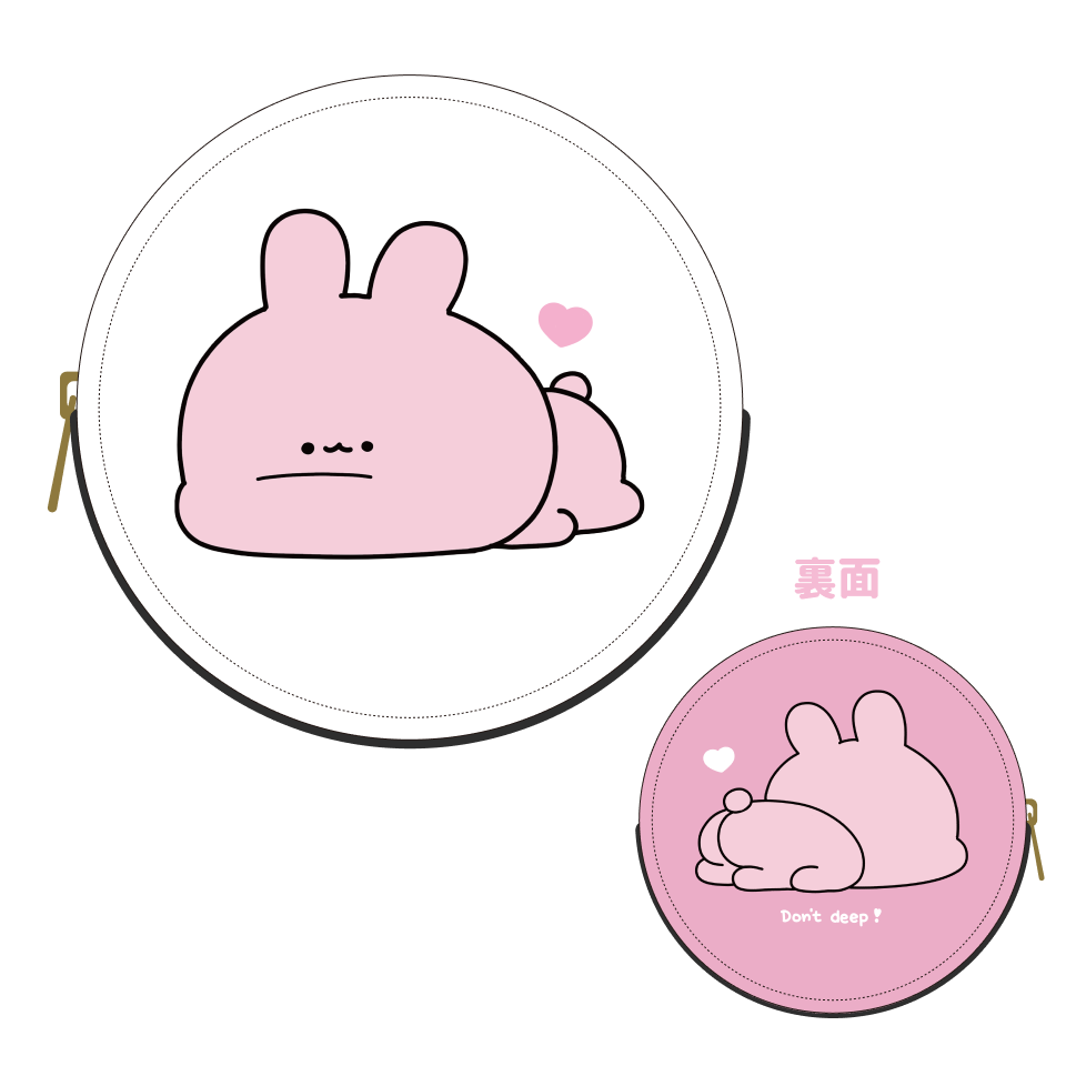 [ASAMIMI-CHAN ] Daramuni♡Coin Case [Shipping in mid-November]