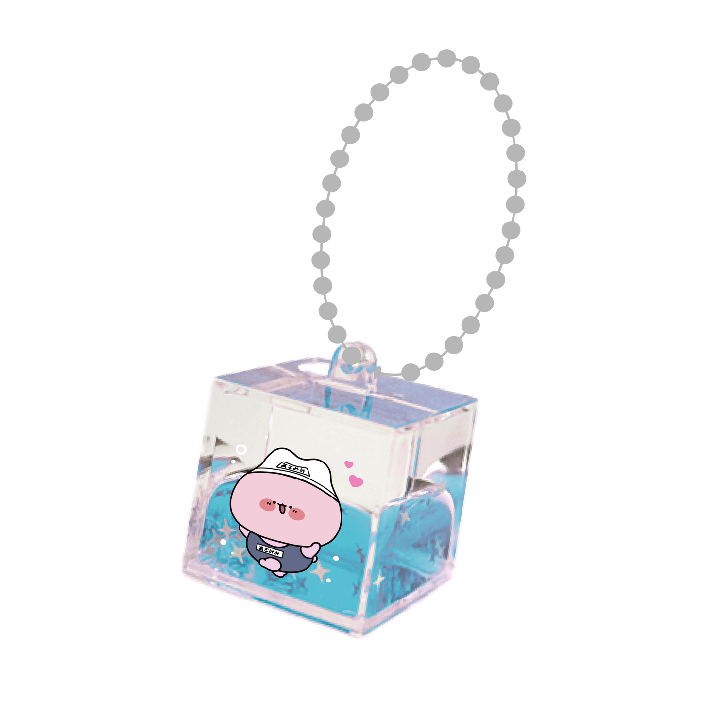 [ASAMIMICHAN] Schwimmende Asamimi's Flüssigflasche Schlüsselanhänger [Versand Mitte Juni]