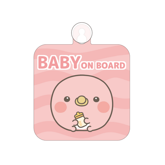 【親子イルカ】"BABY ON BOARD"カーサイン【9月下旬発送】