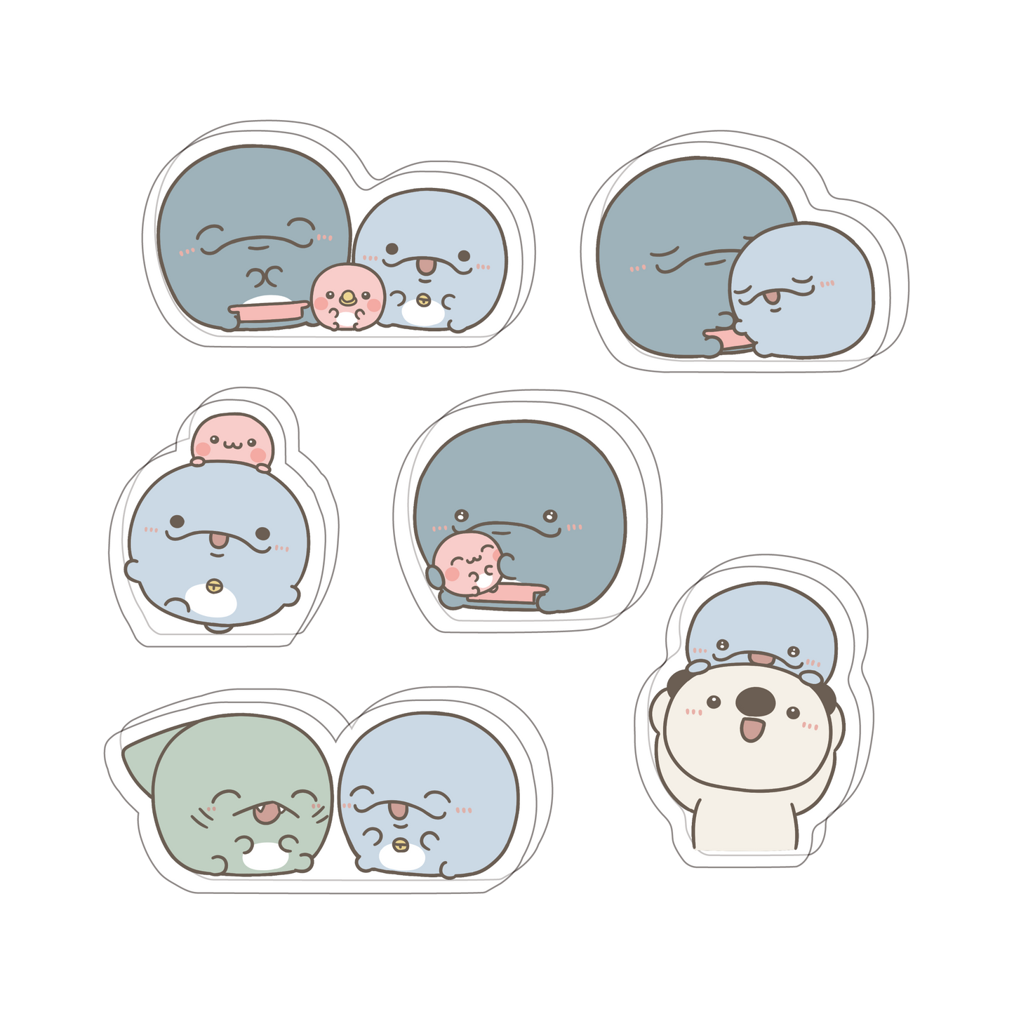 [OYAKOIRUKA] Selectable Acrylic Block (all 6 types) [Shipping in late September]