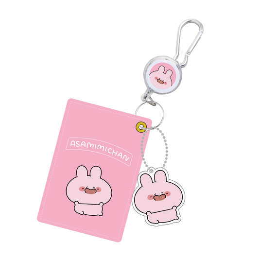 [ASAMIMICHAN] Acrylic Keyholder Attached! Pass Case 3-Piece Set [Shipping in mid-August]
