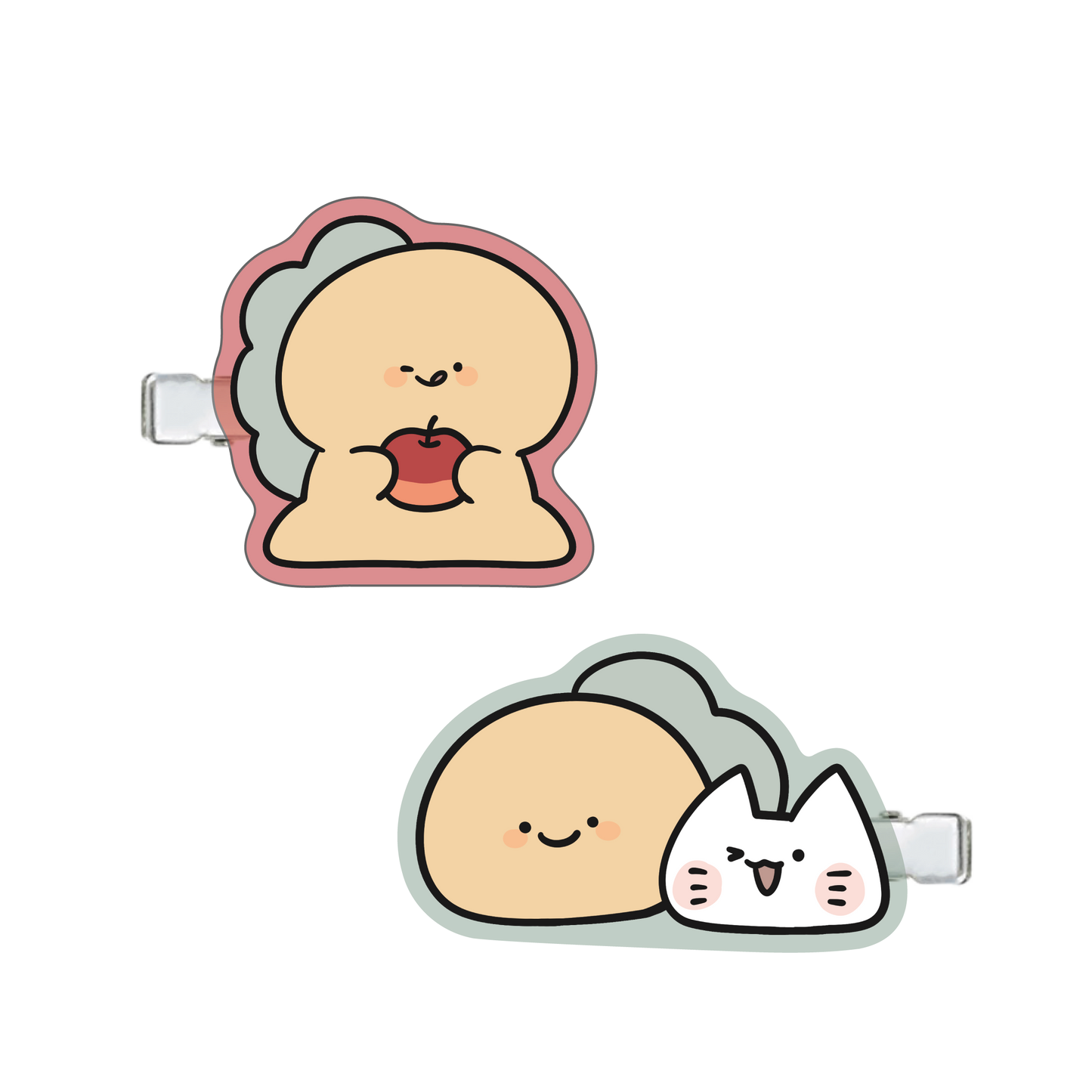 [KOMARIZAURUSU] 可選♪透明色瀏海夾(全2款)[10月中旬出貨]