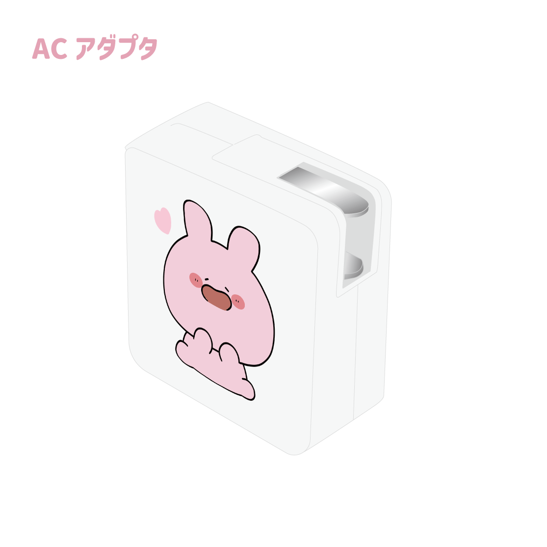 [Asamimi-chan] AC adapter (USB + Type-C) (Asamimi BASIC JULY)