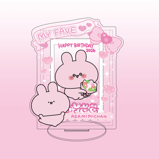 【あさみみちゃん】あさみみバースデー♡チェキスタンド（バースデーチェキ付き）【4月中旬発送】