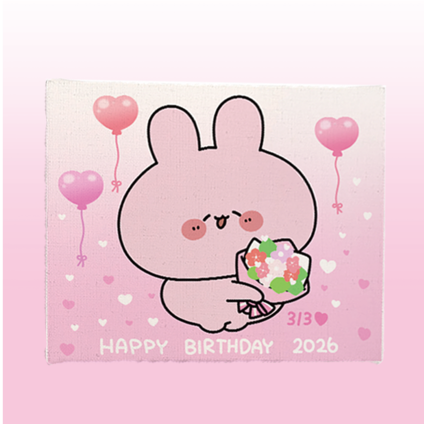 【あさみみちゃん】抽選で直筆サインが当たる❣️キャンバスアート【4月中旬発送】