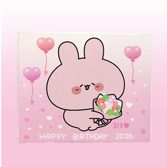 【あさみみちゃん】抽選で直筆サインが当たる❣️キャンバスアート【4月中旬発送】