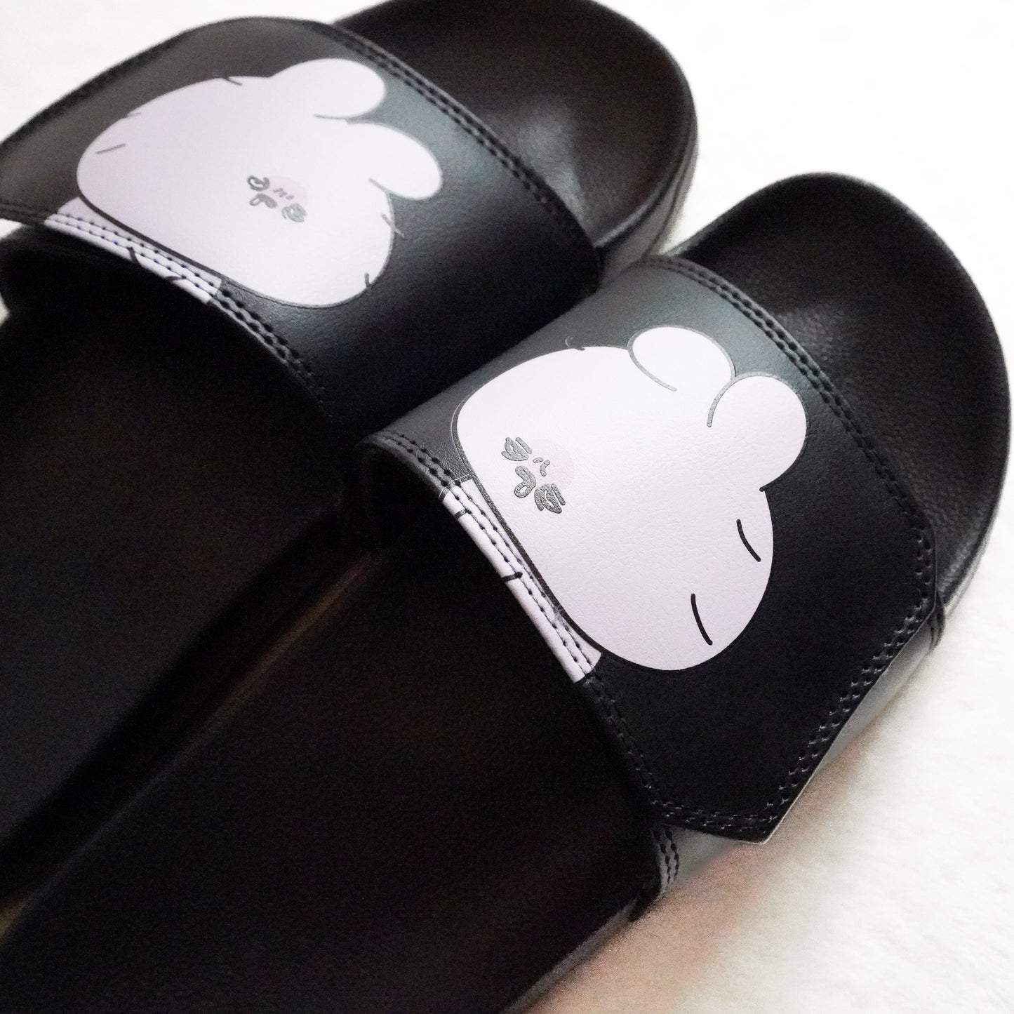 [ASAMIMICHAN] Velcro Rubber Sandals