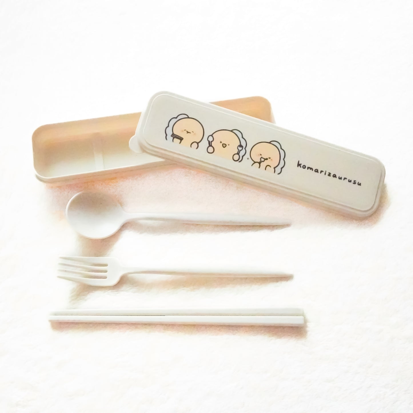 【困りザウルス】もぐもぐ♪カトラリーセット【8月中旬発送】
