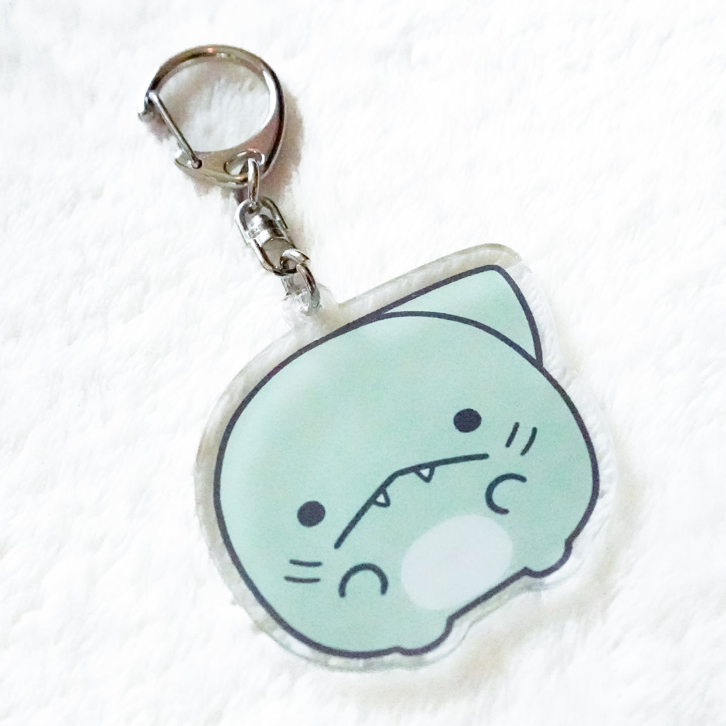 [OYAKOIRUKA] SHARKUN Acrylic Keychain [Shipping in mid-August]