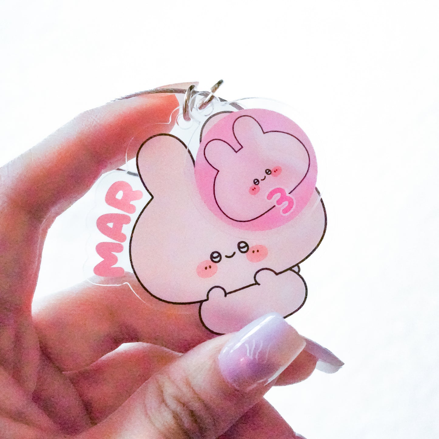 [ASAMIMICHAN] ASAMIMI 365DAYS♡Acrylic Keyholder (October-December) [Shipping in mid-August]