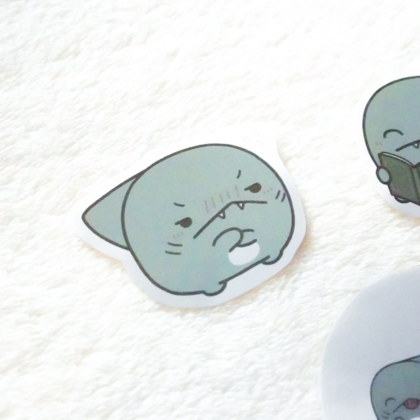 [OYAKOIRUKA] Lot de stickers SHARKUN (3 pièces) [Expédition à la mi-août]