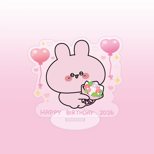 【あさみみちゃん】あさみみバースデー♡アクリルスタンド【4月中旬発送】